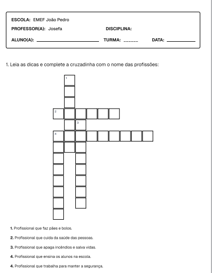 Exemplo de atividade 1